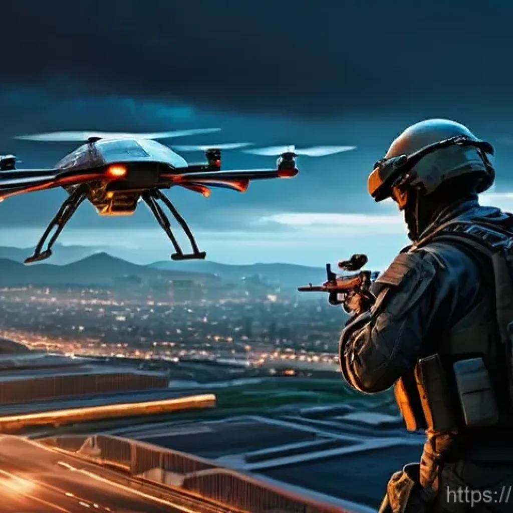 세계 최강 군대 비교 - **Prompt:** "A futuristic battlefield scene at dusk. Highly advanced military personnel, both male a...