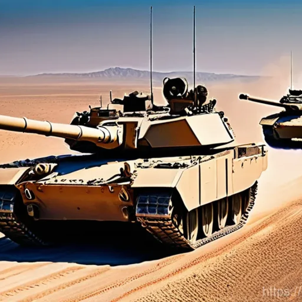 걸프 전쟁 전략 - **Prompt 1: "The Unseen Wall: Desert Shield Mobilization"**
"A vast, sprawling military convoy s...