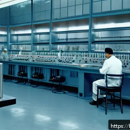 Home 30 핵무기 개발 역사 - A detailed historical scene depicting the development of atomic weapons during World War II, featuri...