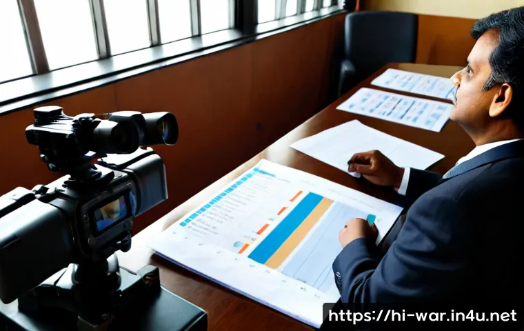 Home 17 국방 예산과 군비 경쟁 - Photorealistic modern government budget briefing in India, a serious middle-aged Indian policy analy...